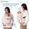 image:imageMomcozy Baby Carrier Ergonomic Cozy and Lightweight Carrier Effortless to Put On Ideal for HandsFree Parenting Enhanced Lumbar Support GeometryAir MeshPink