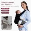 image:imageMomcozy Baby Carrier Ergonomic Cozy and Lightweight Carrier Effortless to Put On Ideal for HandsFree Parenting Enhanced Lumbar Support GeometryCottonBlack