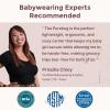 image:imageMomcozy Baby Carrier Ergonomic Cozy and Lightweight Carrier Effortless to Put On Ideal for HandsFree Parenting Enhanced Lumbar Support GeometryCottonGrey