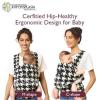image:imageMomcozy Baby Carrier Ergonomic Cozy and Lightweight Carrier Effortless to Put On Ideal for HandsFree Parenting Enhanced Lumbar Support GeometryCottonHoundstooth