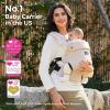 image:imageMomcozy Baby Carrier Ergonomic Cozy and Lightweight Carrier Effortless to Put On Ideal for HandsFree Parenting Enhanced Lumbar Support GeometryCottonKhaki
