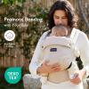 image:imageMomcozy Baby Carrier Ergonomic Cozy and Lightweight Carrier Effortless to Put On Ideal for HandsFree Parenting Enhanced Lumbar Support GeometryCottonKhaki