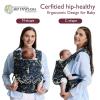 image:imageMomcozy Baby Carrier Ergonomic Cozy and Lightweight Carrier Effortless to Put On Ideal for HandsFree Parenting Enhanced Lumbar Support GeometryCottonStarry Night