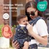 image:imageMomcozy Baby Carrier Ergonomic Cozy and Lightweight Carrier Effortless to Put On Ideal for HandsFree Parenting Enhanced Lumbar Support GeometryCottonStarry Night