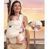 image:imageMomcozy Baby Carrier Ergonomic Cozy and Lightweight Carrier Effortless to Put On Ideal for HandsFree Parenting Enhanced Lumbar Support GeometryGeometry