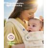 image:imageMomcozy Baby Carrier Ergonomic Cozy and Lightweight Carrier Effortless to Put On Ideal for HandsFree Parenting Enhanced Lumbar Support GeometryGeometry