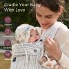 image:imageMomcozy Baby Carrier Ergonomic Cozy and Lightweight Carrier Effortless to Put On Ideal for HandsFree Parenting Enhanced Lumbar Support GeometryLinenTime Heritage Beige