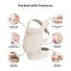 image:imageMomcozy Breathable Baby Carrier Ergonomic and Lightweight Infant Carrier for 745lbs with Enhanced Lumbar Support All Day Comfort for HandsFree Parenting Air MeshApricot Beige