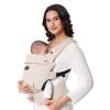 image:imageMomcozy Baby Carrier Ergonomic Cozy and Lightweight Carrier Effortless to Put On Ideal for HandsFree Parenting Enhanced Lumbar Support GeometryCottonKhaki