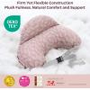 image:imageMomcozy Nursing Pillow for BreastfeedingPioneering Safety Guard Wider Feeding Pillows for More Support for Mom amp Baby Easier Nursing amp Hand Free Fit for All Removable Cotton CoverPink Snuggle