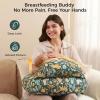 image:imageMomcozy Nursing Pillow for BreastfeedingPioneering Safety Guard Wider Feeding Pillows for More Support for Mom amp Baby Easier Nursing amp Hand Free Fit for All Removable Cotton CoverGreen Plants