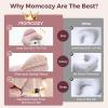 image:imageMomcozy Nursing Pillow for BreastfeedingPioneering Safety Guard Wider Feeding Pillows for More Support for Mom amp Baby Easier Nursing amp Hand Free Fit for All Removable Cotton CoverPink Snuggle