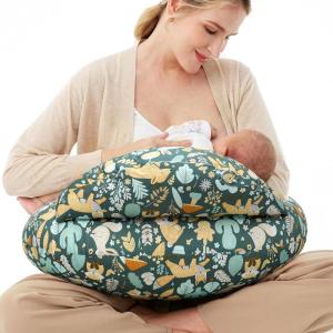 image:imageMomcozy Nursing Pillow for BreastfeedingPioneering Safety Guard Wider Feeding Pillows for More Support for Mom amp Baby Easier Nursing amp Hand Free Fit for All Removable Cotton CoverGreen Plants