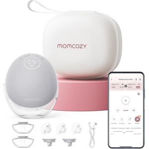 image:imageMomcozy Upgraded M9Original Upgraded M9 Breastfeeding PartsDoubleLayed Diaphragm2 Pack1 PumpGray