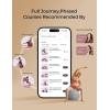 image:imageMomcozy BirthEase Maternity Ball Set Birthing Ball with App FullJourney Courses BPAFree PVC amp Anti Burst Exercise Yoga Ball for Maternity Labor Physio RecoveryGlacier Blue