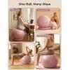 image:imageMomcozy BirthEase Maternity Ball Set Birthing Ball with App FullJourney Courses BPAFree PVC amp Anti Burst Exercise Yoga Ball for Maternity Labor Physio RecoveryDusty Rose