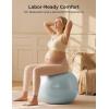 image:imageMomcozy BirthEase Maternity Ball Set Birthing Ball with App FullJourney Courses BPAFree PVC amp Anti Burst Exercise Yoga Ball for Maternity Labor Physio RecoveryPetal Sky