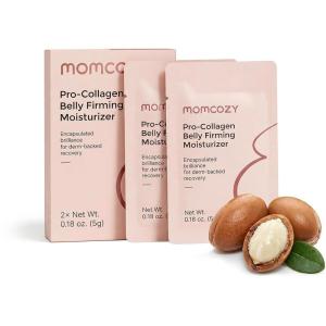 image:imageMomcozy Stretch Mark Cream for Pregnancy amp Postpartum ProCollagen Belly Firming Moisturizer FacialGrade Peptides amp OilinCream 529 oz 150g036 Ounce 2 x 018 Ounce  2Day Trial Pack