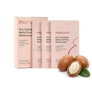 image:imageMomcozy Stretch Mark Cream for Pregnancy amp Postpartum ProCollagen Belly Firming Moisturizer FacialGrade Peptides amp OilinCream 529 oz 150g054 Ounce 3 x 018 Ounce  3Day Trial Pack