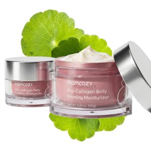 image:imageMomcozy Stretch Mark Cream for Pregnancy amp Postpartum ProCollagen Belly Firming Moisturizer FacialGrade Peptides amp OilinCream 529 oz 150g635 Ounce Set of 2  Home  Travel Bundle