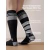 image:imageMomcozy Compression Socks for Women 2030mmHg Athletic Support Socks for Running Travel Flying Yoga amp Workouts 2 PairsBlackBlack