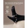 image:imageMomcozy Compression Socks for Women 2030mmHg Athletic Support Socks for Running Travel Flying Yoga amp Workouts 2 PairsBlackBlack