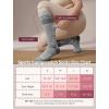 image:imageMomcozy Compression Socks for Women 2030mmHg Athletic Support Socks for Running Travel Flying Yoga amp Workouts 2 PairsGrayPink