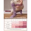 image:imageMomcozy Compression Socks for Women 2030mmHg Athletic Support Socks for Running Travel Flying Yoga amp Workouts 2 PairsPurpleWhite