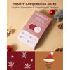 image:imageMomcozy Compression Socks for Women Wide Calf 1520mmHg Knee High Support Socks for Pregnancy Nurses Flying TravelSnowflakesGingerbread