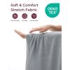 image:imageMomcozy Cooling Cover for Pregnancy Pillows UShaped Full Body Maternity Pillow for Side Sleepers 57 Inch  Support for Back Hip Belly Legs for Pregnant Women Pillowcase Only