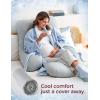 image:imageMomcozy Cooling Cover for Pregnancy Pillows UShaped Full Body Maternity Pillow for Side Sleepers 57 Inch  Support for Back Hip Belly Legs for Pregnant Women Pillowcase Only