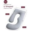 image:imageMomcozy Cooling Cover for Pregnancy Pillows UShaped Full Body Maternity Pillow for Side Sleepers 57 Inch  Support for Back Hip Belly Legs for Pregnant Women Pillowcase Only
