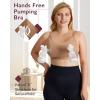 image:imageMomcozy Hands Free Pumping Bra Adjustable BreastPumps Holding and Nursing Bra Pumping amp Nursing Bra in OneMocha
