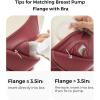 image:imageMomcozy HandsFree Pumping Bra Wireless amp Seamless Breast Pump Bra Breathable Tencel Fabric amp Fully Fixed Cups Dusty Rose