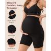 image:imageMomcozy Maternity Shapewear for Under Dresses AntiChafing MidThigh Pregnancy Underwear Cotton GussetBlack