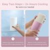 image:imageMomcozy Portable Breast Milk Cooler for Travel 24H IceFree Cooling Breastmilk Storage Bottles Container 12oz Leak Proof Outdoor Small Freezer Baby Breastfeeding Essential for New Moms Pink