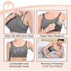 image:imageMomcozy Pumping Bra Hands Free Pumping and Nursing Bra in One Holding Breast Pump for Spectra Lansinoh Medela Blackgrey2pk SmallBlack grey2pk