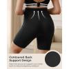 image:imageMomcozy Women Maternity Biker Shorts with Pocket 6 Over Belly High Waisted Pregnancy Yoga Shorts Seamless Casual ActivewearBlack