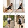 image:imageMomcozy Women Maternity Biker Shorts with Pocket 6 Over Belly High Waisted Pregnancy Yoga Shorts Seamless Casual ActivewearBlack
