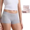 image:imageMomcozy 7 Pcs 100 Cotton Postpartum Underwear for Women Breathable MidHigh Waist Disposable Underwear with Wide GussetGray