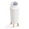image:imageMomcozy Diaper Pail with Patented TripleSeal Odor Control Wide Opening Ergonomic Height Large Capacity with Viewing Window Childproof Lock Fits Standard Trash BagsRegular