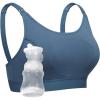 image:imageMomcozy Hands Free Pumping Bra Adjustable BreastPumps Holding and Nursing Bra Pumping amp Nursing Bra in OneBlue