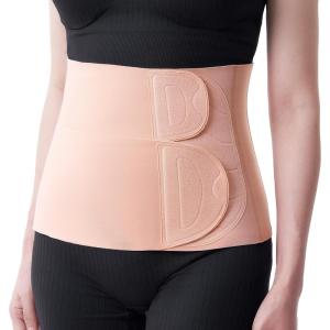 image:imageMomcozy Ergowrap Abdominal Binder Postpartum Post Surgery Belly Binder with 3D Lifting amp Back Support 9 Tummy Tuck Compression Garment9  Oyster Pink