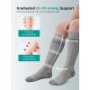 image:imageMomcozy Medical Grade Compression Socks 2030 mmHg FDA Registered Graduated Support Socks for Circulation amp Recovery 2 PairsBlackGray