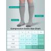 image:imageMomcozy Medical Grade Compression Socks 2030 mmHg FDA Registered Graduated Support Socks for Circulation amp Recovery 2 PairsBlackGray