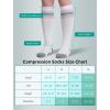 image:imageMomcozy Medical Grade Compression Socks 2030 mmHg FDA Registered Graduated Support Socks for Circulation amp Recovery 2 PairsBlackWhite