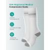 image:imageMomcozy Medical Grade Compression Socks 2030 mmHg FDA Registered Graduated Support Socks for Circulation amp Recovery 2 PairsBlackWhite