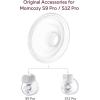 image:imageMomcozy S9 Pro Upgraded Wearable Breast Pump HandsFree Design with Extended Battery Life amp LED Display Double Electric Portable Pump with 2 Modes amp 9 Levels 24mm 2Pack Gray ColorDL 24mm 1Pack