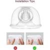 image:imageMomcozy S9 Pro Upgraded Wearable Breast Pump HandsFree Design with Extended Battery Life amp LED Display Double Electric Portable Pump with 2 Modes amp 9 Levels 24mm 2Pack Gray ColorDL Full Set 24mm 1Pack