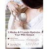 image:imageMomcozy S9 Pro Upgraded Wearable Breast Pump HandsFree Design with Extended Battery Life amp LED Display Double Electric Portable Pump with 2 Modes amp 9 Levels 24mm 2Pack Gray Color24mm 2Pack